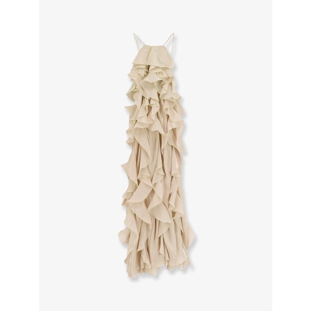 Actualee Women Long Dress With Ruffles